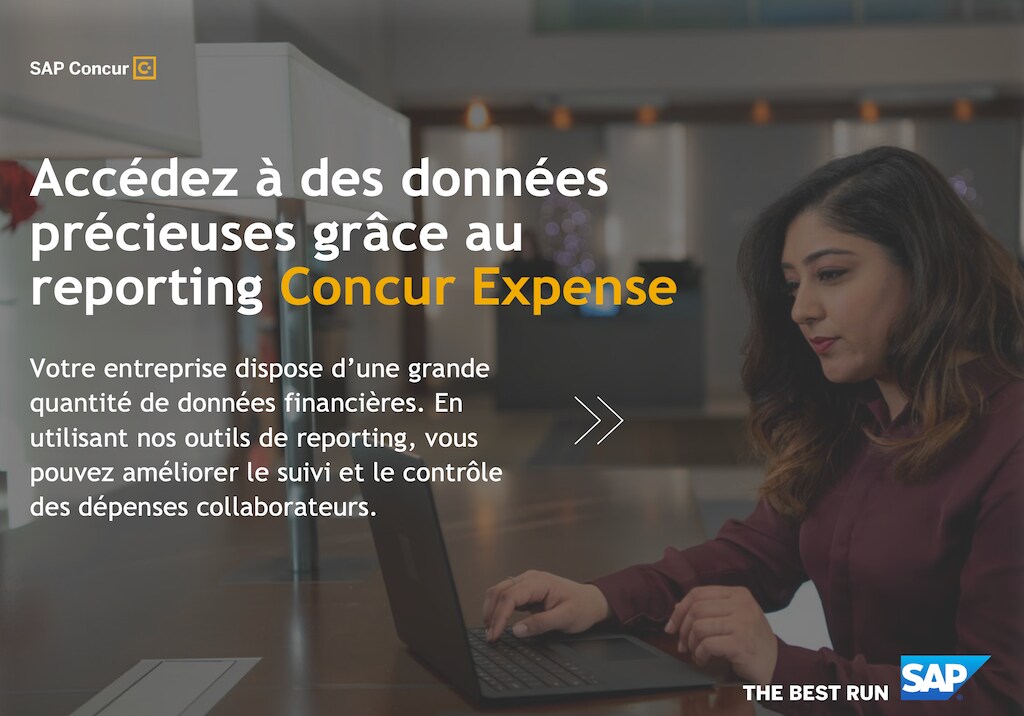 Accédez à des données précieuses grâce au reporting  Concur Expense