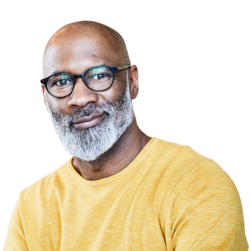 man smiling