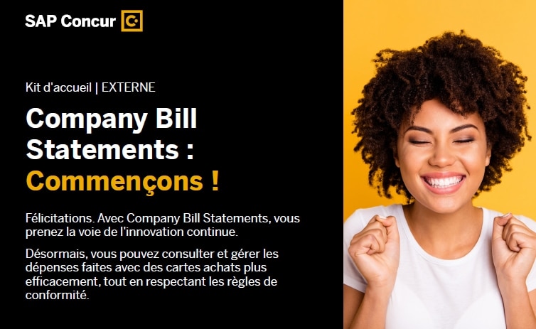 Kit d'accueil : Company Bill Statement