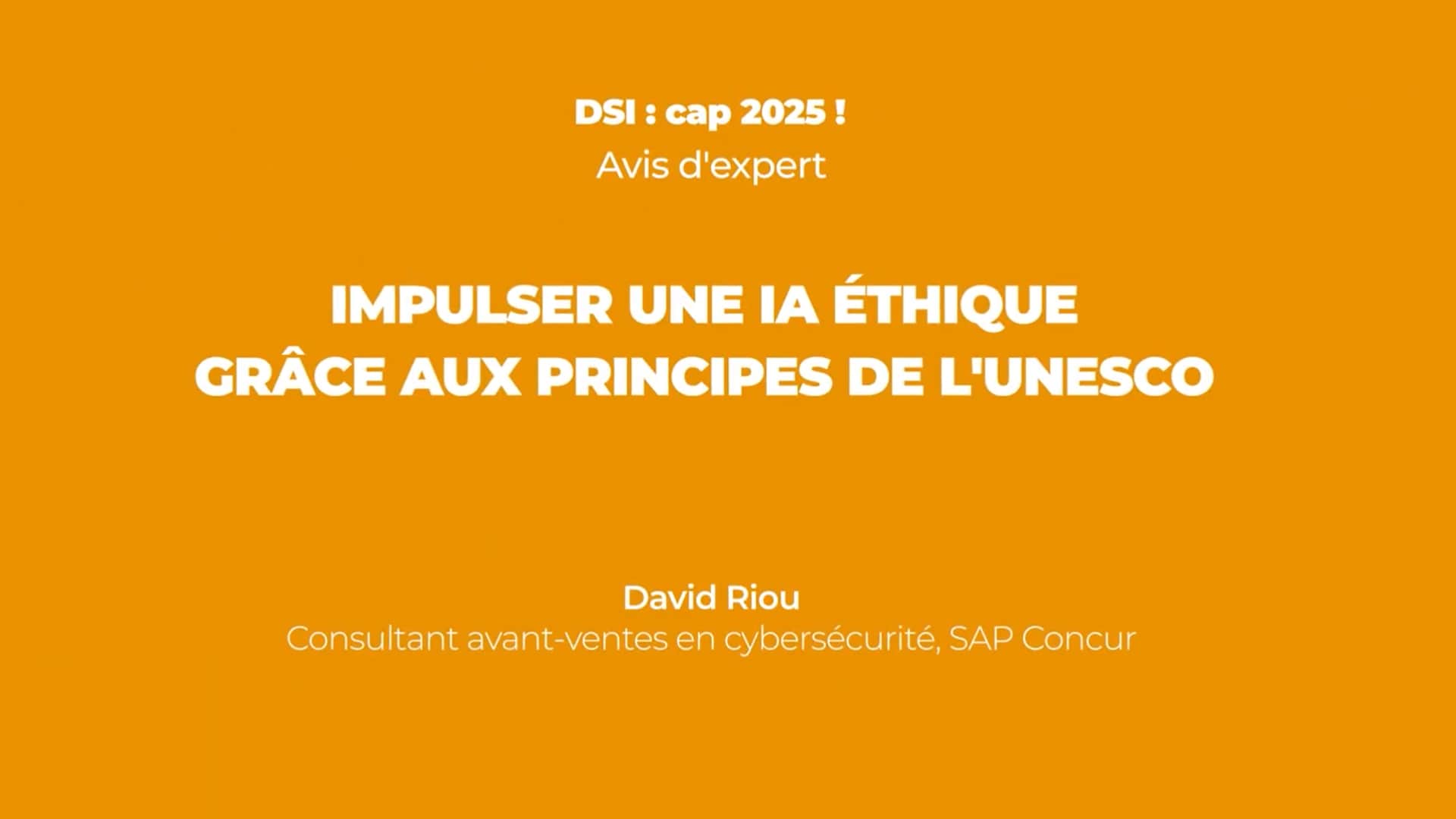 <span>Impulser une IA Éthique grâce aux principes de l'UNESCO</span>
