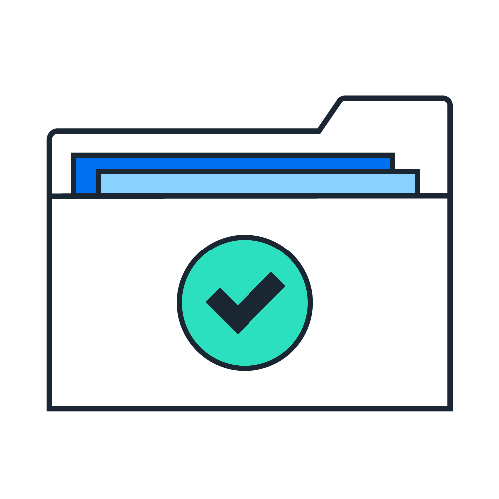 graphic of filing folder