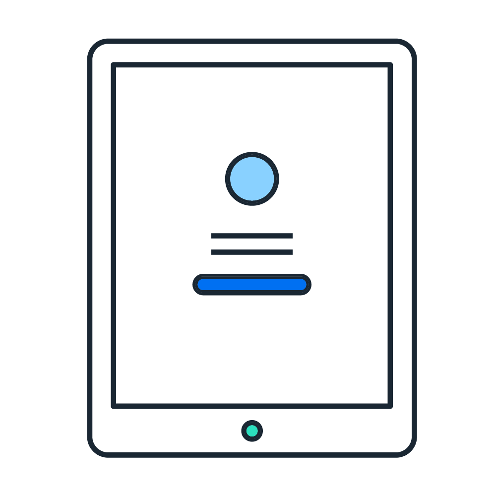 graphic of tablet