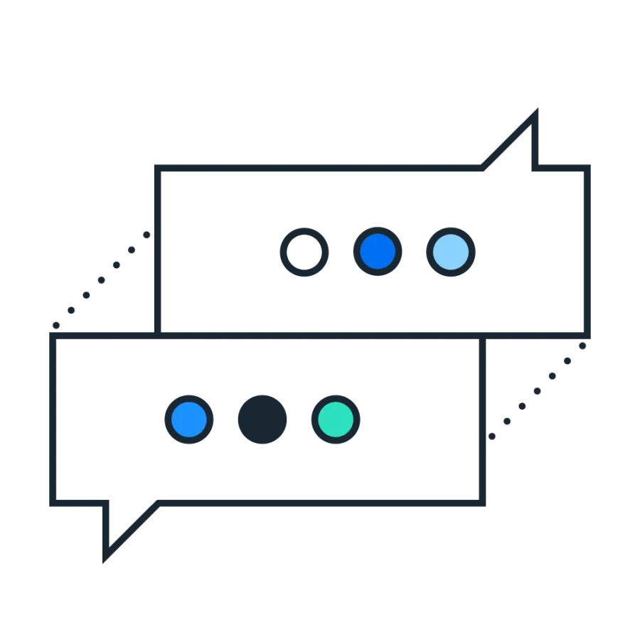 Message bubbles