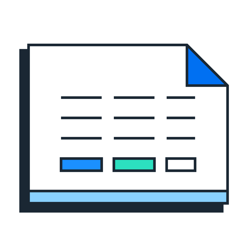 Spreadsheet pictogram
