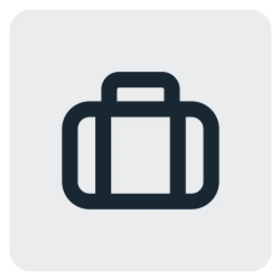 Suitcase pictogram