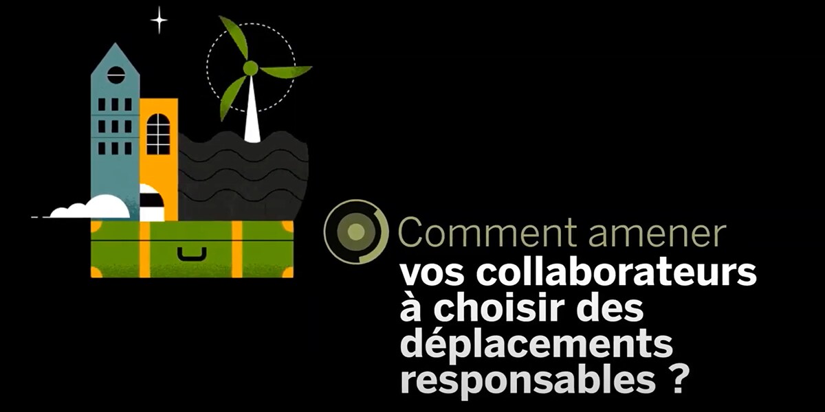<span>Encourager les collaborateurs à choisir des voyages d’affaires durables</span>
